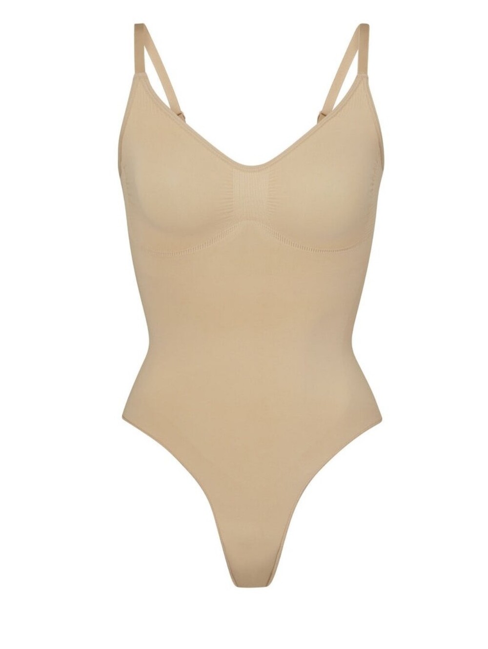 #248 SKIMS Thong Bodysuit Clay